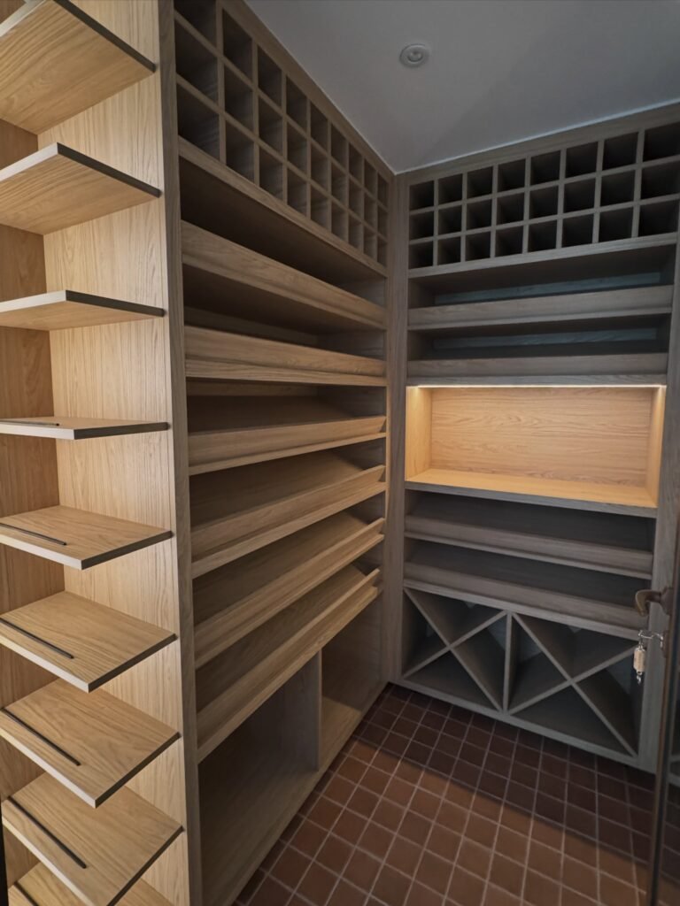 Cave à vin en chêne naturel