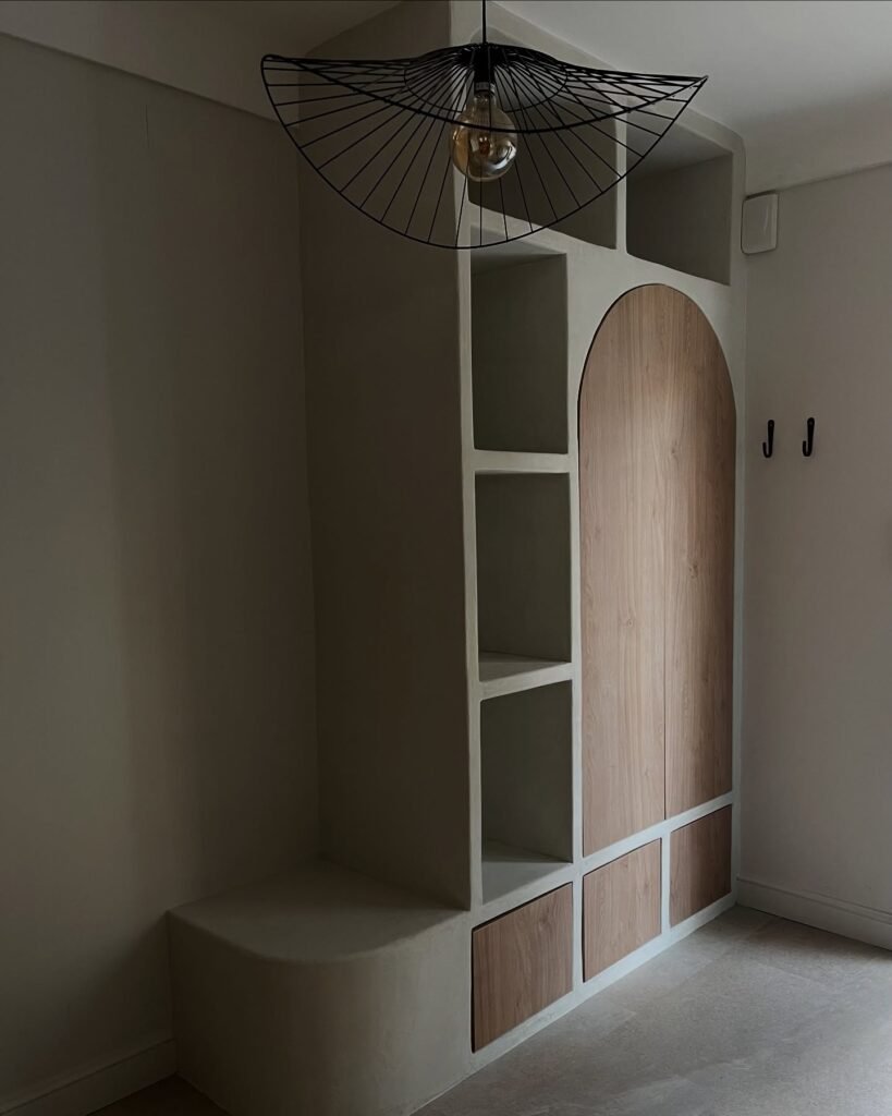 Meuble d’entrée béton et bois — Atelier Löwe — photo 4