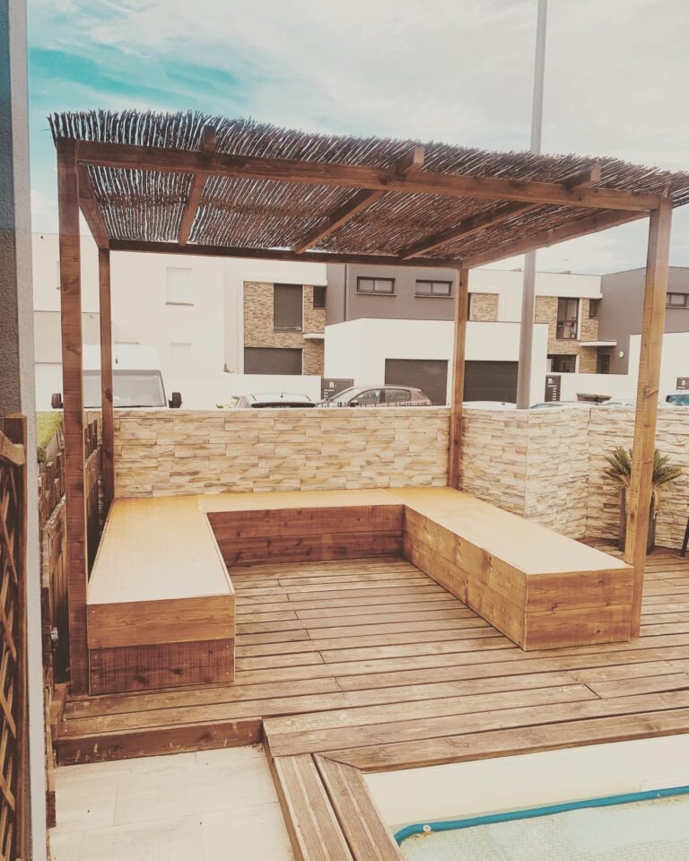Pergola et bed — Atelier Löwe