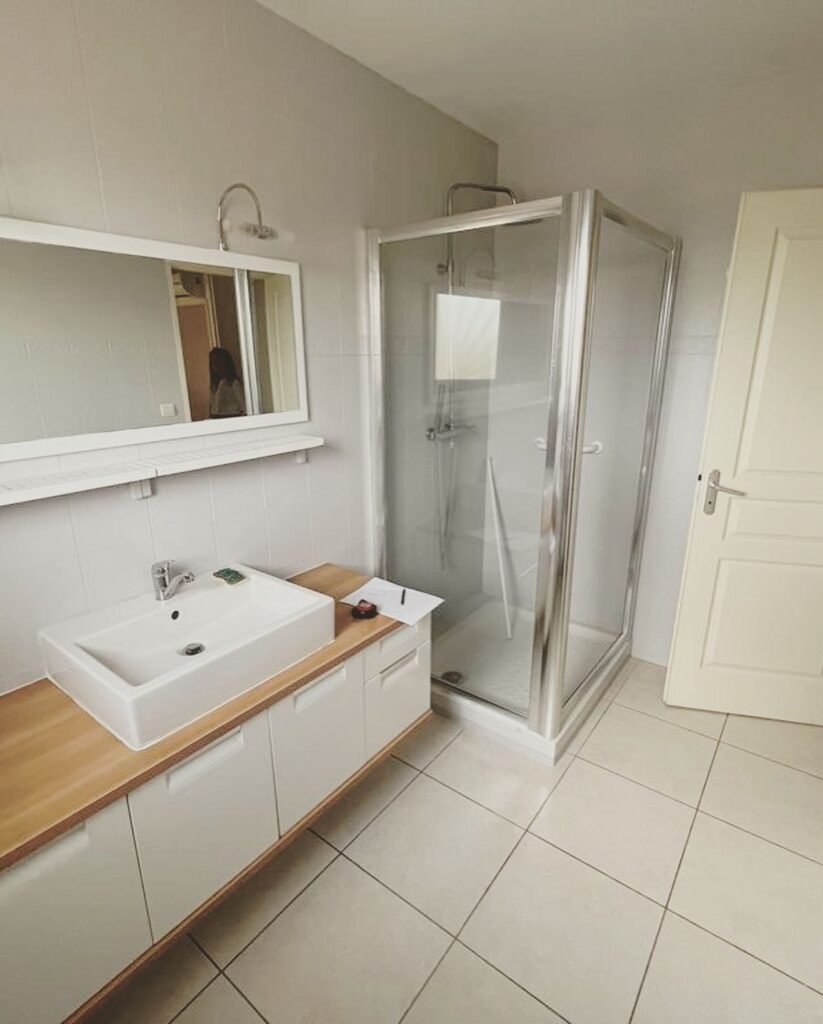Salle de bain rénovée — Atelier Löwe — photo 8