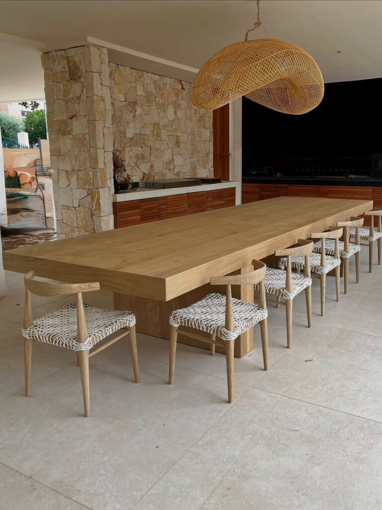 Table en chêne massif de 4,50 m — photo 1