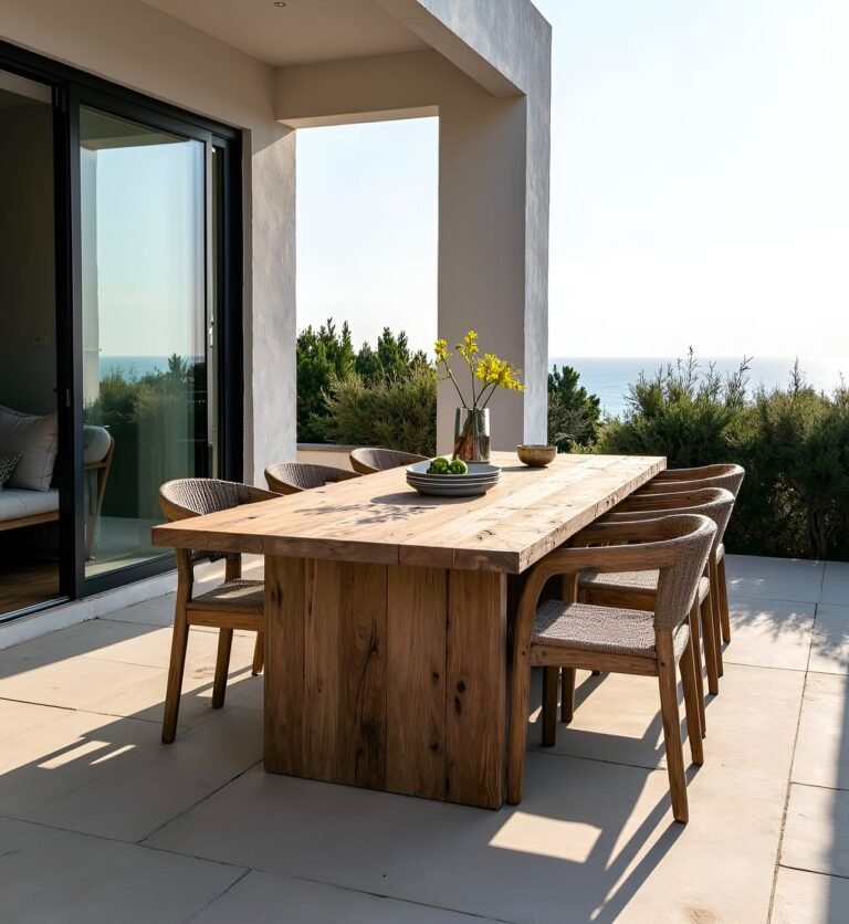 Table et banc de jardin — Atelier Löwe