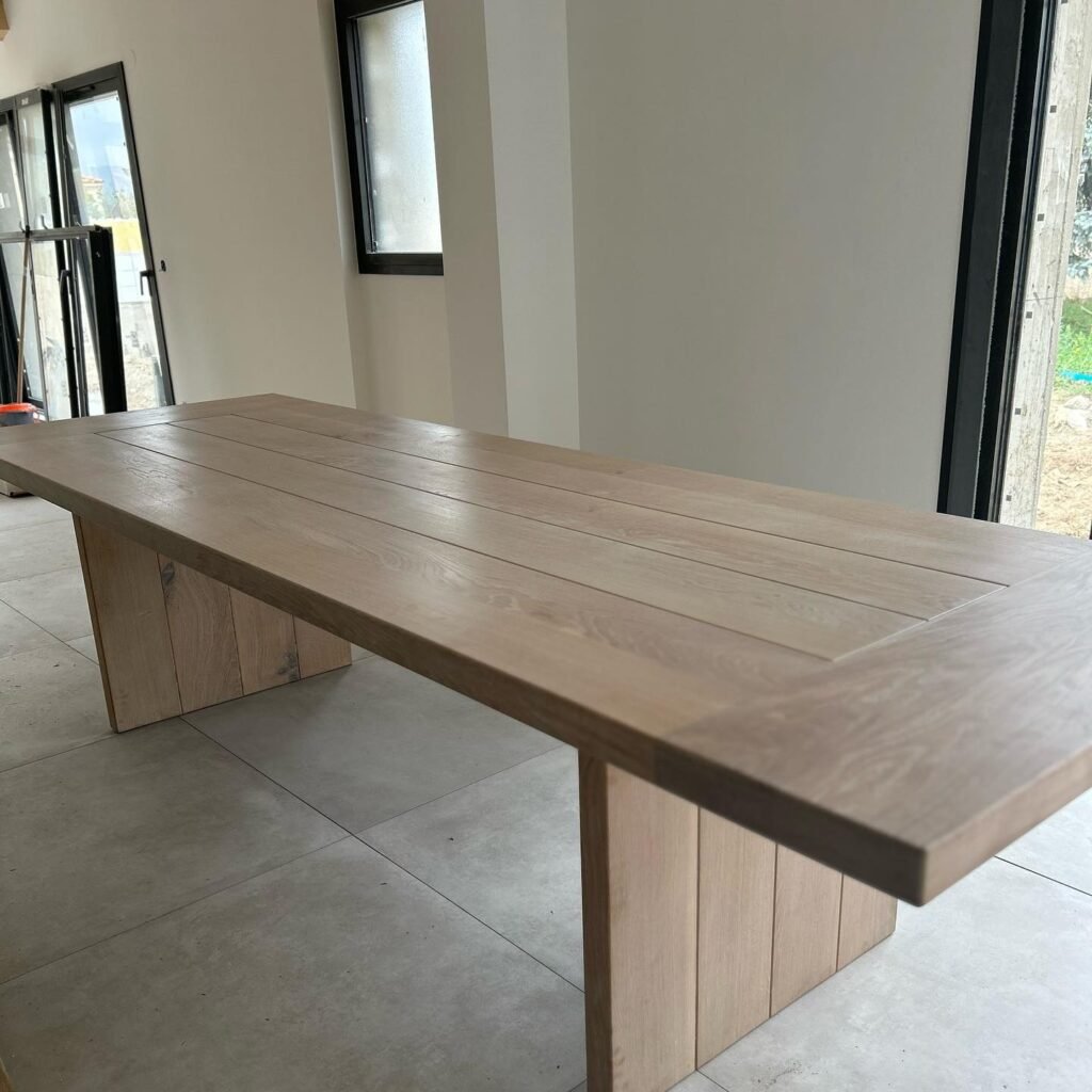 Table familiale en chêne — Atelier Löwe — photo 2