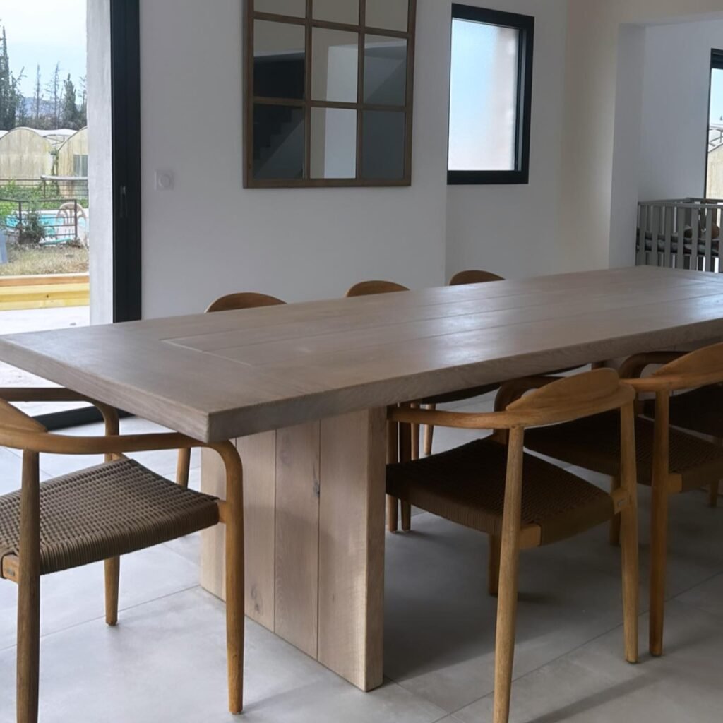 Table familiale en chêne — Atelier Löwe — photo 4