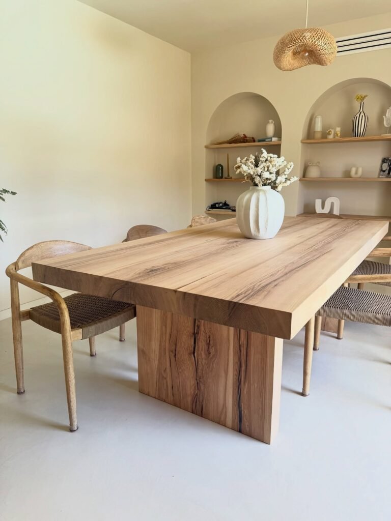Table en frêne massif