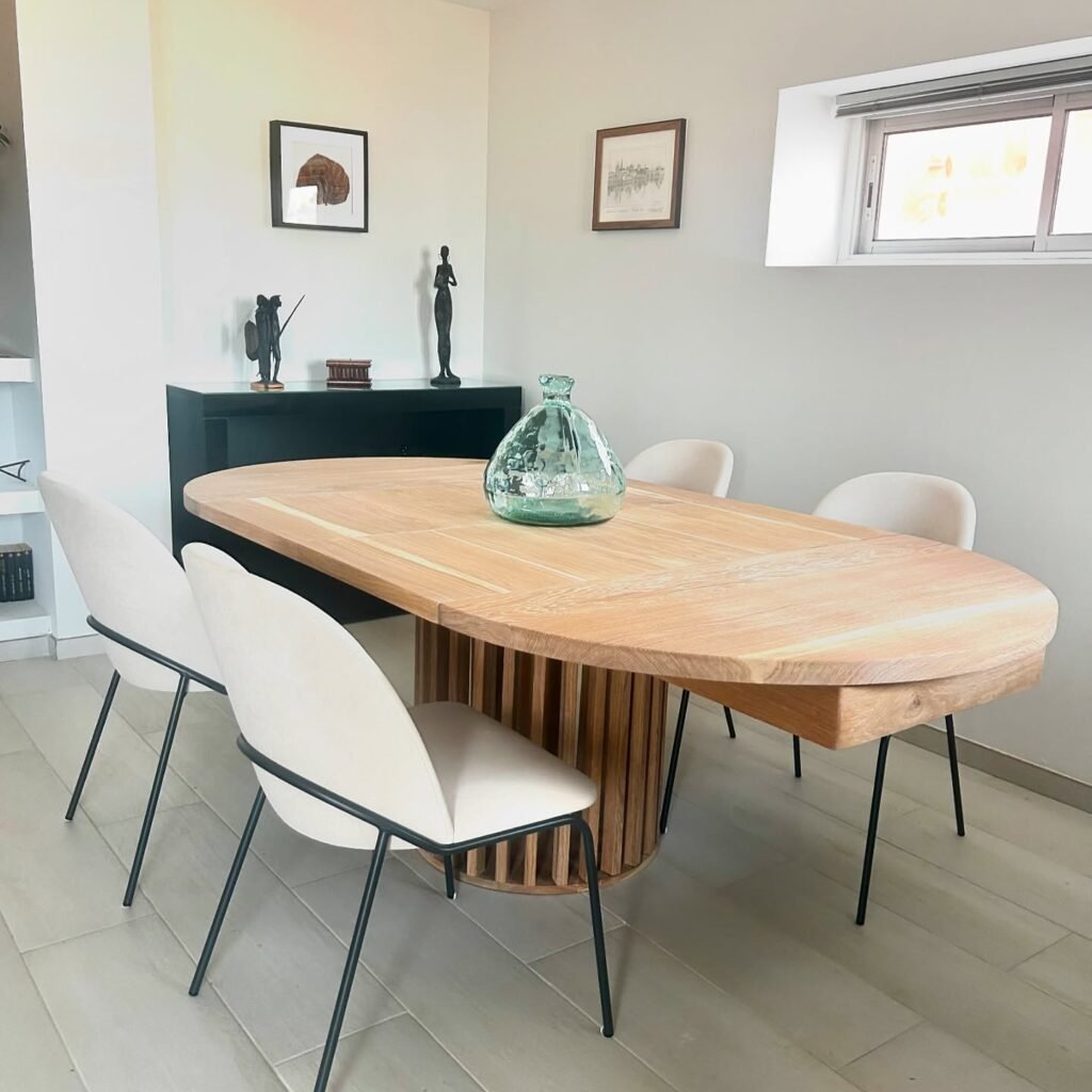 Table ovale à rallonge — Atelier Löwe — photo 1