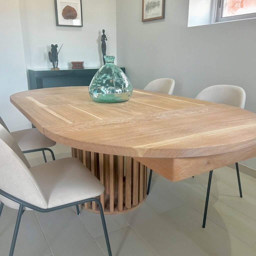 Table ovale à rallonge — Atelier Löwe — photo 2